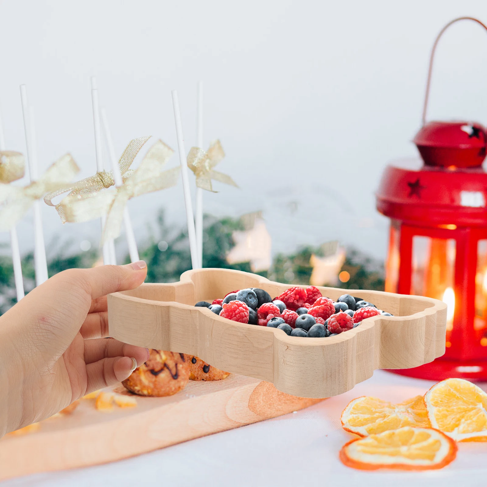 Wooden Storage Tray Fruits Serving Trays for Party Snack Dinner Food Board Platter Parties
Wooden Storage Tray Fruits Serving Trays for Party Snack Dinner Food Board Platter Parties