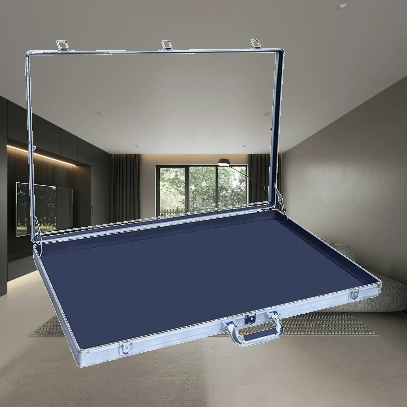 Card Display Case, Large Capacity, Accessory Practical, Durability, Aluminum Alloy with Handle Lockable for Sports Card, Jewelry
Card Display Case, Large Capacity, Accessory Practical, Durability, Aluminum Alloy with Handle Lockable for Sports Card, Jewelry
