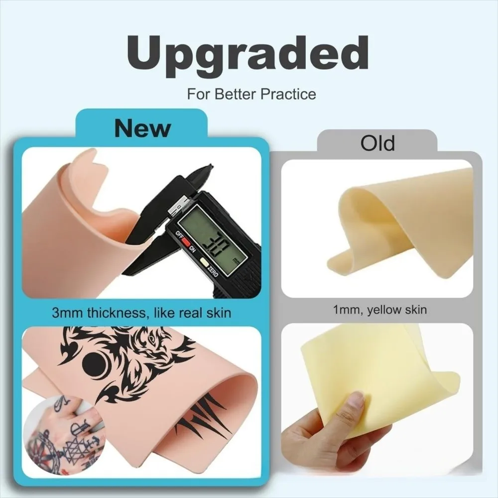 Soft 3MM Thick Practice Skin Double Sides Blank Fake Skin Big Size Silicone Training Skin For Permanent Makeup
Soft 3MM Thick Practice Skin Double Sides Blank Fake Skin Big Size Silicone Training Skin For Permanent Makeup