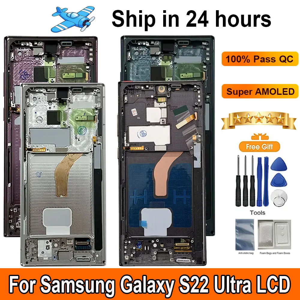 6.78‘‘AMOLED For Samsung Galaxy S22 Ultra LCD Display Touch Screen With Frame Display Replacement S908B S908B/DS S22 Ultra 5G
6.78‘‘AMOLED For Samsung Galaxy S22 Ultra LCD Display Touch Screen With Frame Display Replacement S908B S908B/DS S22 Ultra 5G