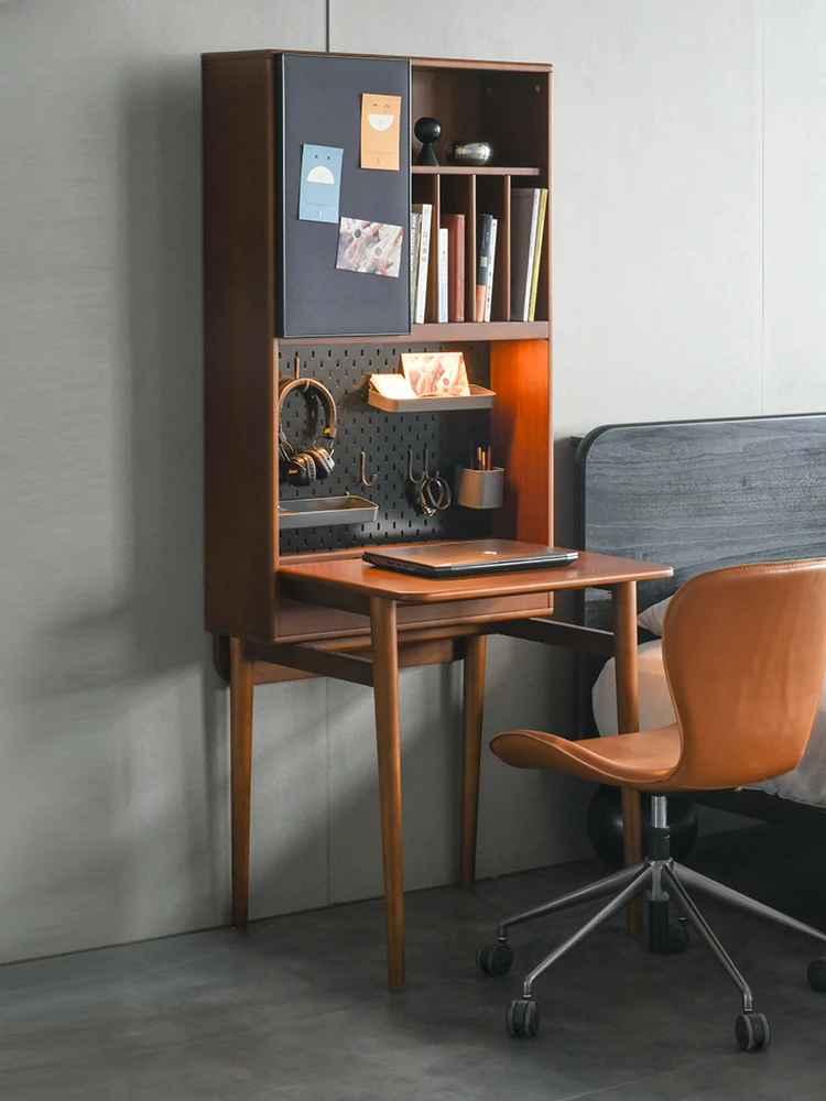 Modern Desk Solid Wood Household Small Apartment Bedroom Bookcase Desk Integrated Entire Wall
Modern Desk Solid Wood Household Small Apartment Bedroom Bookcase Desk Integrated Entire Wall