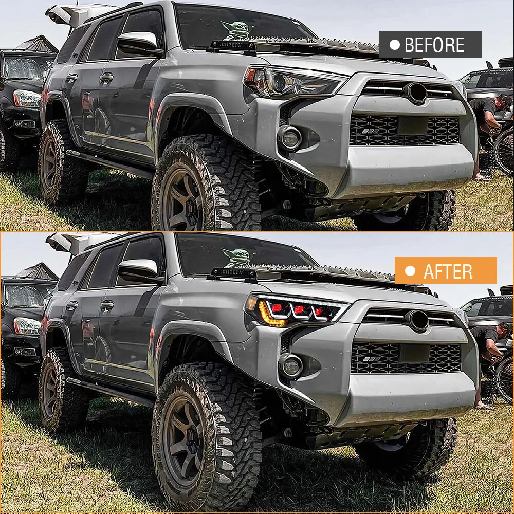 Projector Led Headlights Assembly For Toyota 4Runner 2014-2024 W/Sequential & Animation
Projector Led Headlights Assembly For Toyota 4Runner 2014-2024 W/Sequential & Animation