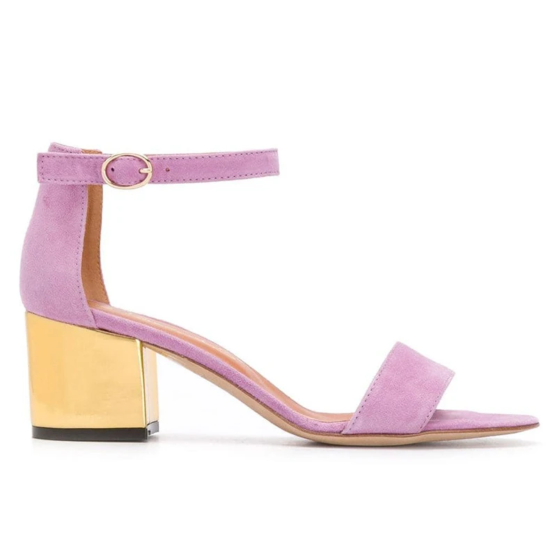 2022 Chunky Heel Sandals for Women Strappy Summer Shoes Block High Heels Purple Faux Suede Gold Party Dress Shoes Large Size
2022 Chunky Heel Sandals for Women Strappy Summer Shoes Block High Heels Purple Faux Suede Gold Party Dress Shoes Large Size