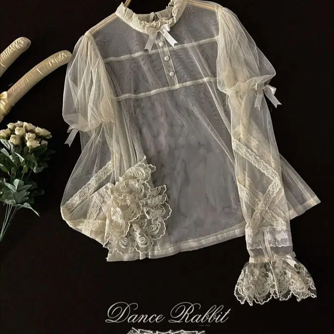 inner cover, dream doll Lolita mesh lace inner cover top, lace shirt is super fairy tops women blusas femininas
inner cover, dream doll Lolita mesh lace inner cover top, lace shirt is super fairy tops women blusas femininas