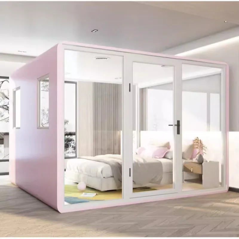 Household soundproof room Silent sleep cabin Mobile soundproof room Music practice room
Household soundproof room Silent sleep cabin Mobile soundproof room Music practice room