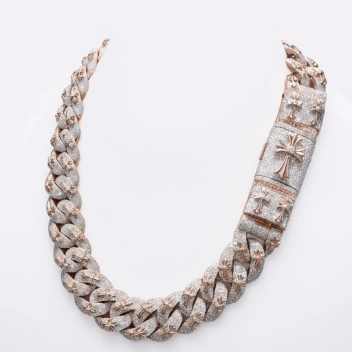 Sterling Silver 925 22MM VVS Moissanite Hip Hop Cuban Link Chain Necklace Cross
Sterling Silver 925 22MM VVS Moissanite Hip Hop Cuban Link Chain Necklace Cross