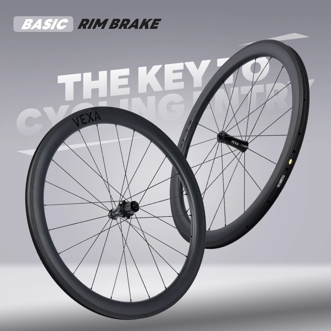 VEXA Basic Rim Brake Road Bicycle 700C Carbon Fiber Wheelset Lightweight racing wheelsets Tubuless 38/50/60mm Depth
VEXA Basic Rim Brake Road Bicycle 700C Carbon Fiber Wheelset Lightweight racing wheelsets Tubuless 38/50/60mm Depth