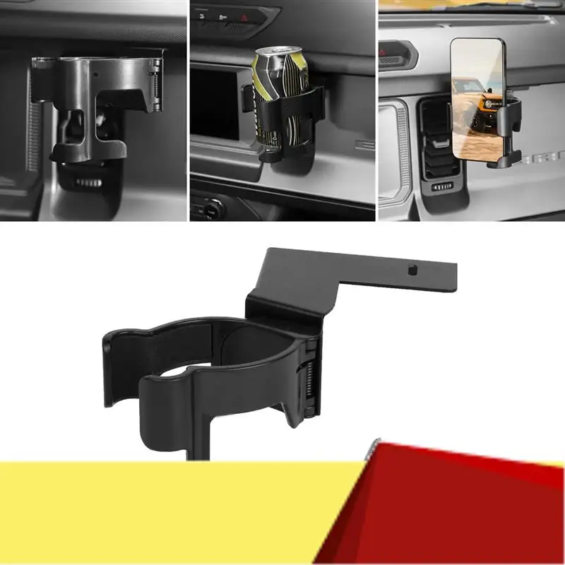 Multi-Function Drink Cup Phone Holder For Ford Bronco 2021-2024 Accessories, 2 In 1 Bolt-On Stand Bracket Organizer-M53K
Multi-Function Drink Cup Phone Holder For Ford Bronco 2021-2024 Accessories, 2 In 1 Bolt-On Stand Bracket Organizer-M53K