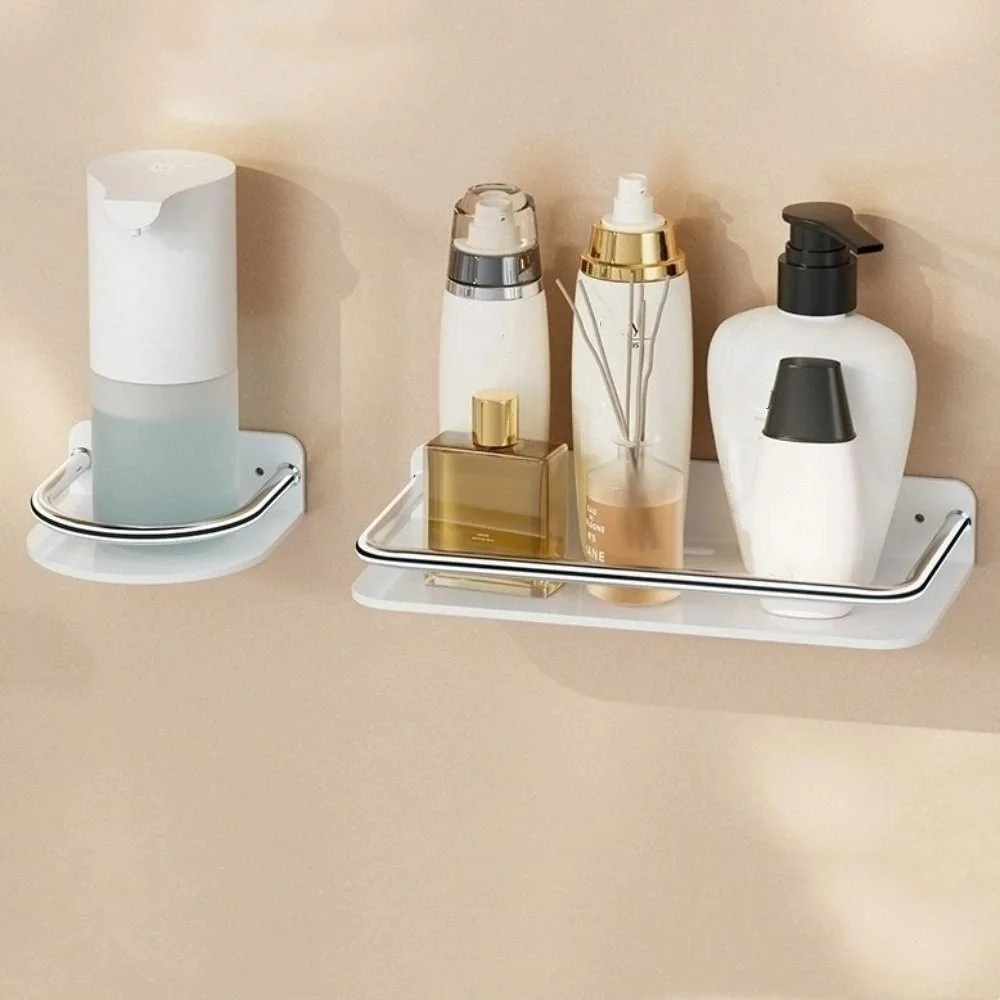 Punch-free Bathroom Storage Shelf No Drill Wall Mounted Shampoo Rack Floating Square Wall Hanger for Makeup Storage
Punch-free Bathroom Storage Shelf No Drill Wall Mounted Shampoo Rack Floating Square Wall Hanger for Makeup Storage