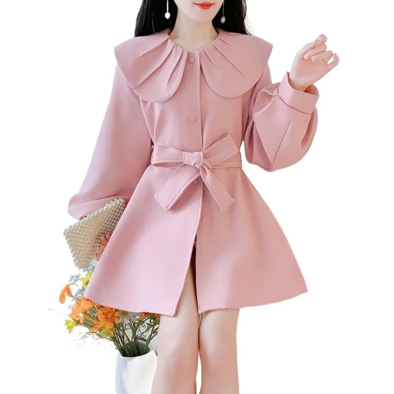 Куртка с кукольным воротником, осень-зима, новый маленький короткий плащ в британском стиле, пальто с рукавами-фонариками, женское удобное пальто для снижения возраста
Куртка с кукольным воротником, осень-зима, новый маленький короткий плащ в британском стиле, пальто с рукавами-фонариками, женское удобное пальто для снижения возраста