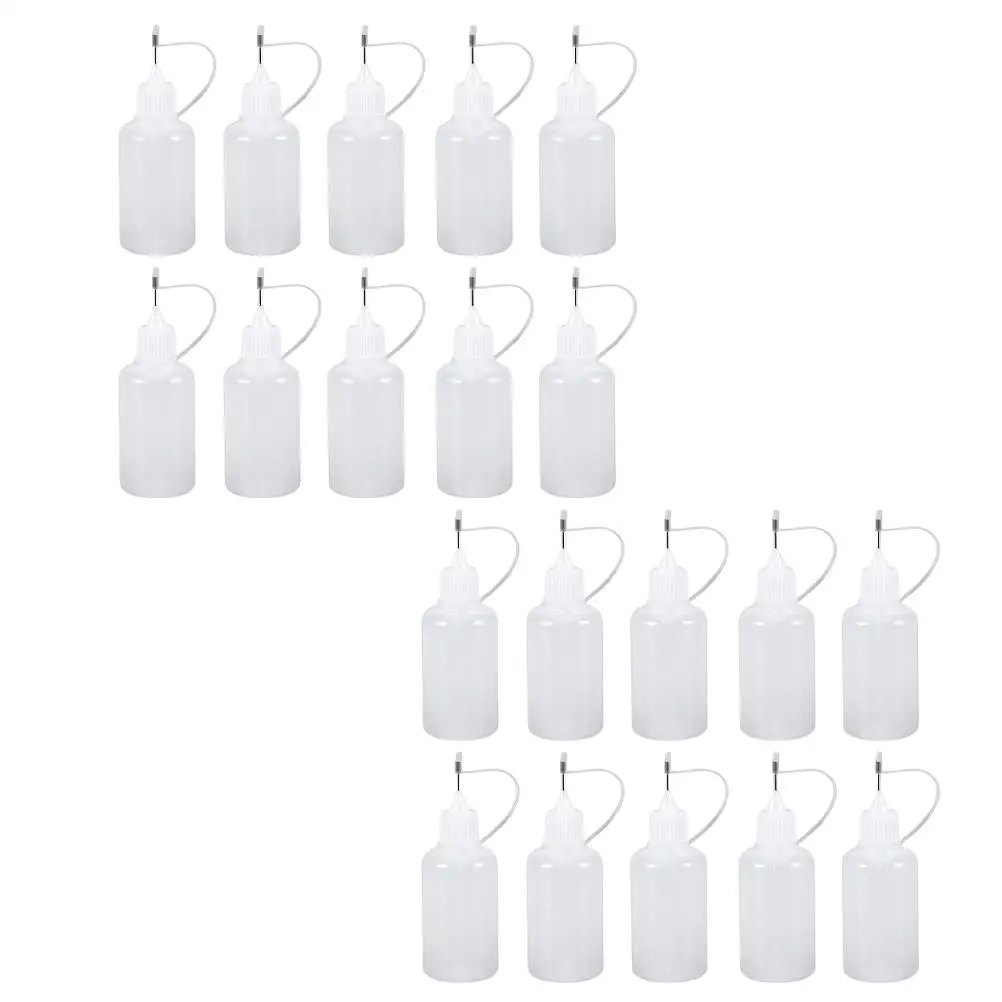 15 Pcs Oil Applicator Needle Bottles Precision Tip Squeeze Reusable Glue Dispenser Craft Projects Storage Liquid
15 Pcs Oil Applicator Needle Bottles Precision Tip Squeeze Reusable Glue Dispenser Craft Projects Storage Liquid