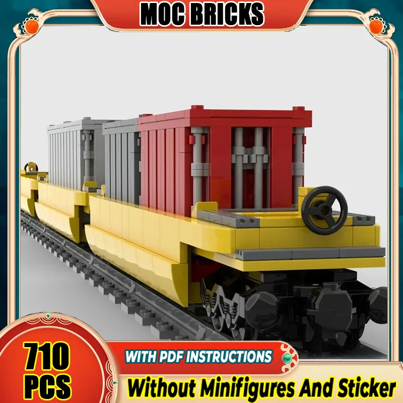 Railway Series Moc Building Bricks TTX Well Train Containers Model Technology Modular Blocks Construstion DIY Assembly Toy Gifts
Railway Series Moc Building Bricks TTX Well Train Containers Model Technology Modular Blocks Construstion DIY Assembly Toy Gifts