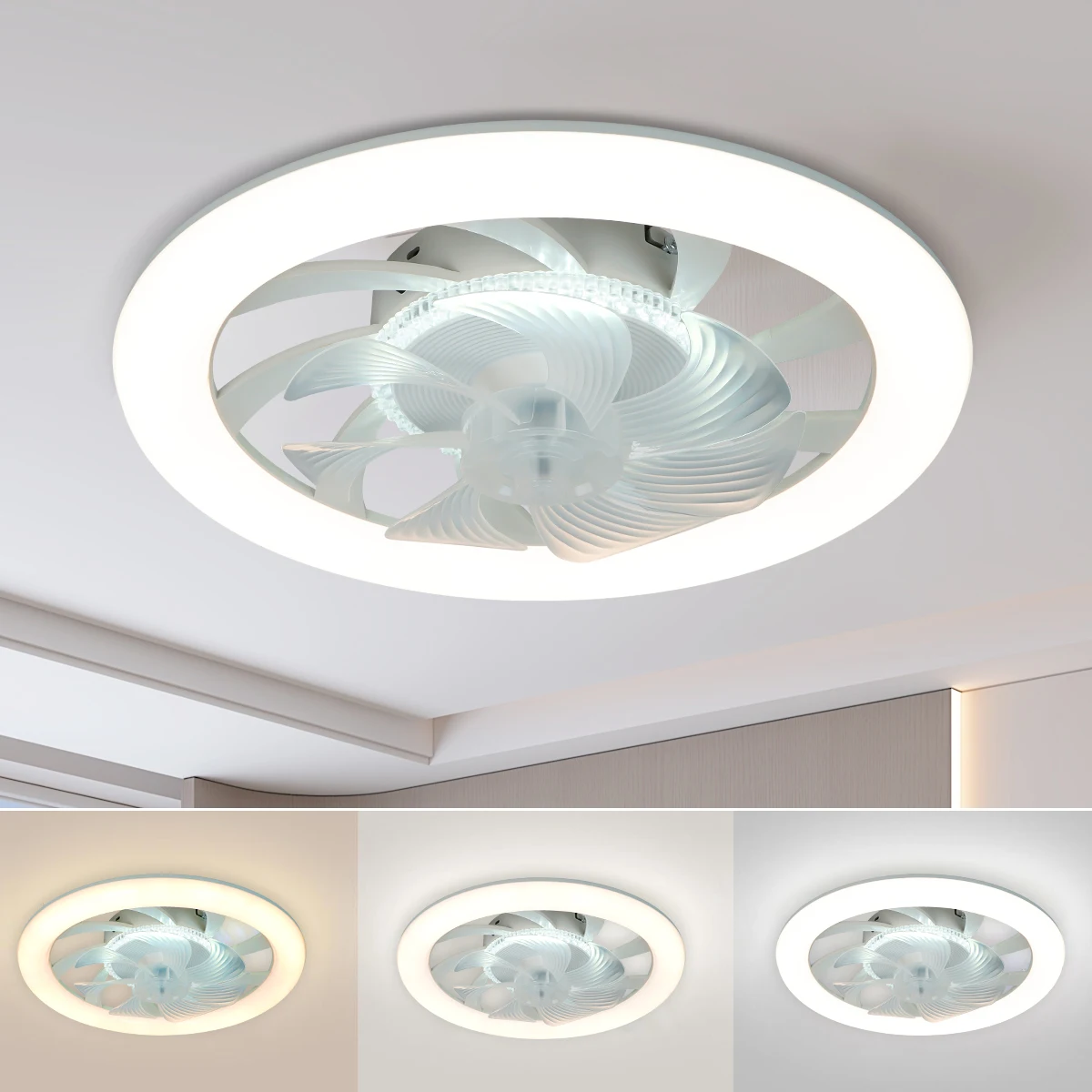 LED Ceiling Fan Lights, Remote Unlimited Dimming, 6-speed Wind Speed, Silent Lighting for Bedroom and Dining Room Fan Lights
LED Ceiling Fan Lights, Remote Unlimited Dimming, 6-speed Wind Speed, Silent Lighting for Bedroom and Dining Room Fan Lights