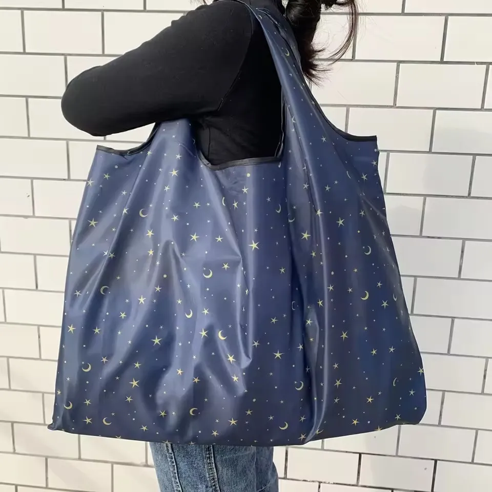 Eco-Friendly Folding Shopping Bag Reusable Portable Shoulder Handbag for Travel Grocery Fashion Pocket Tote
Eco-Friendly Folding Shopping Bag Reusable Portable Shoulder Handbag for Travel Grocery Fashion Pocket Tote