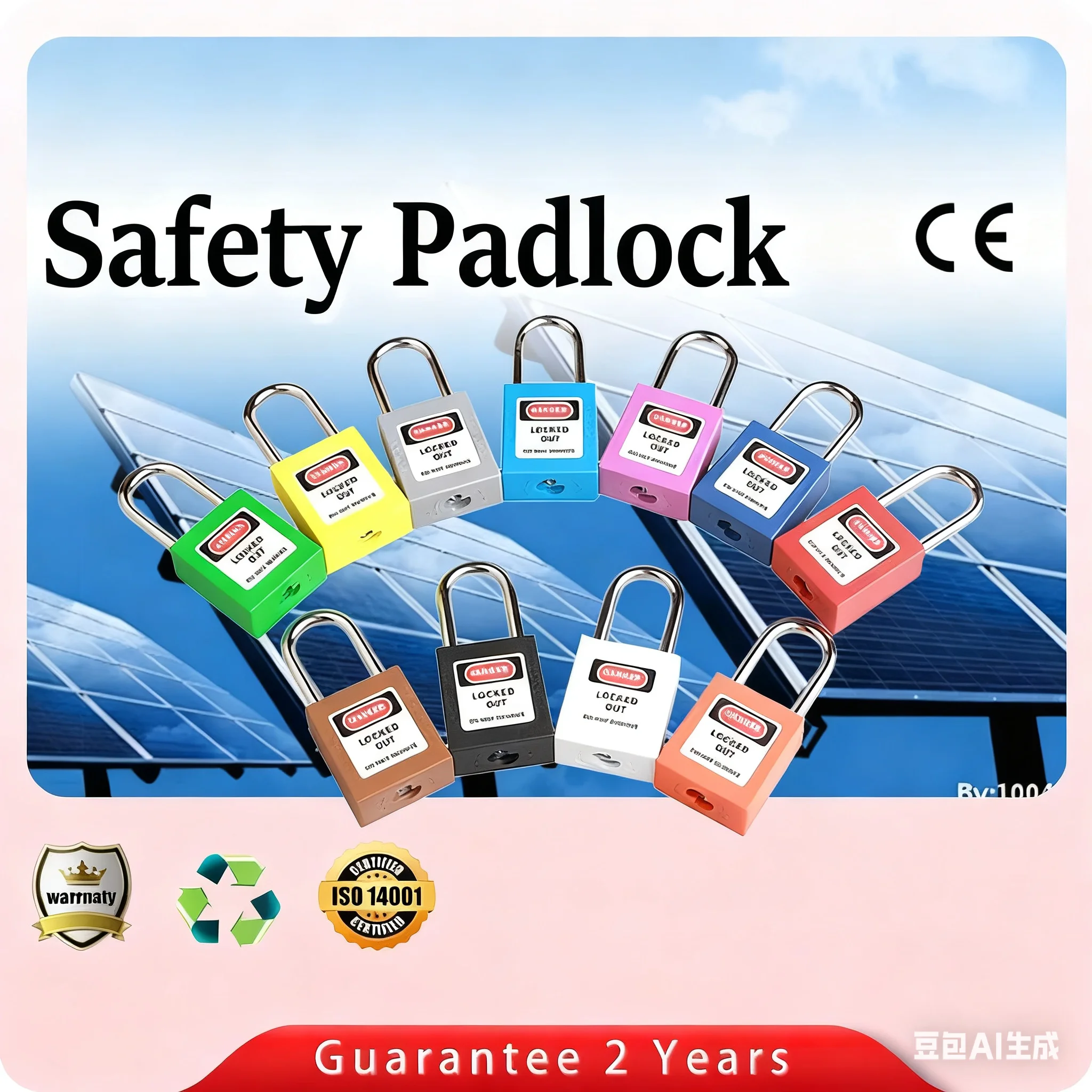 Safety padlock service lock steel nylon Insulating lock with key for Industrial electrical products
Safety padlock service lock steel nylon Insulating lock with key for Industrial electrical products