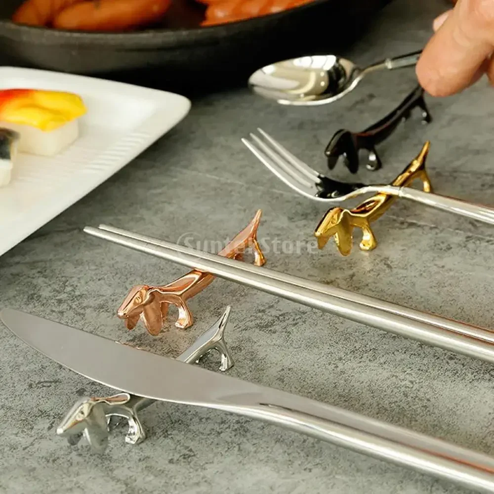 Cute Doggy Deer Chopsticks Pillow, Multi Color & Shape Zinc Alloy Chopsticks Holder, School Office Restaurant Tableware 
Cute Doggy Deer Chopsticks Pillow, Multi Color & Shape Zinc Alloy Chopsticks Holder, School Office Restaurant Tableware