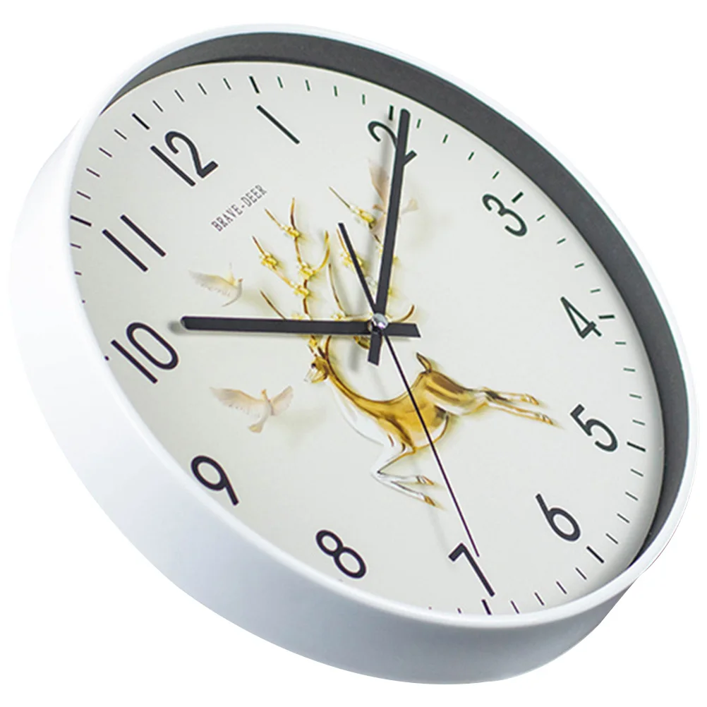 Large Round Golden Deer Wall Clock Stylish Mounted Clock for Living Room Bedroom Kitchen Office Decorative Indoor Use
Large Round Golden Deer Wall Clock Stylish Mounted Clock for Living Room Bedroom Kitchen Office Decorative Indoor Use