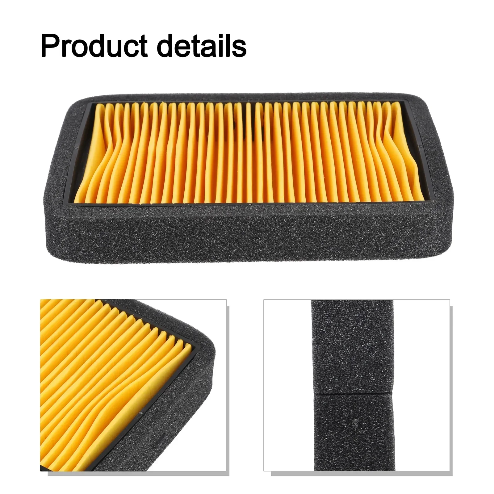 For Motorcycle Maintenance 125x190mm 4.92x7.48inch Air Filter Air Filter Long-lasting Efficiency Optimum Performance
For Motorcycle Maintenance 125x190mm 4.92x7.48inch Air Filter Air Filter Long-lasting Efficiency Optimum Performance
