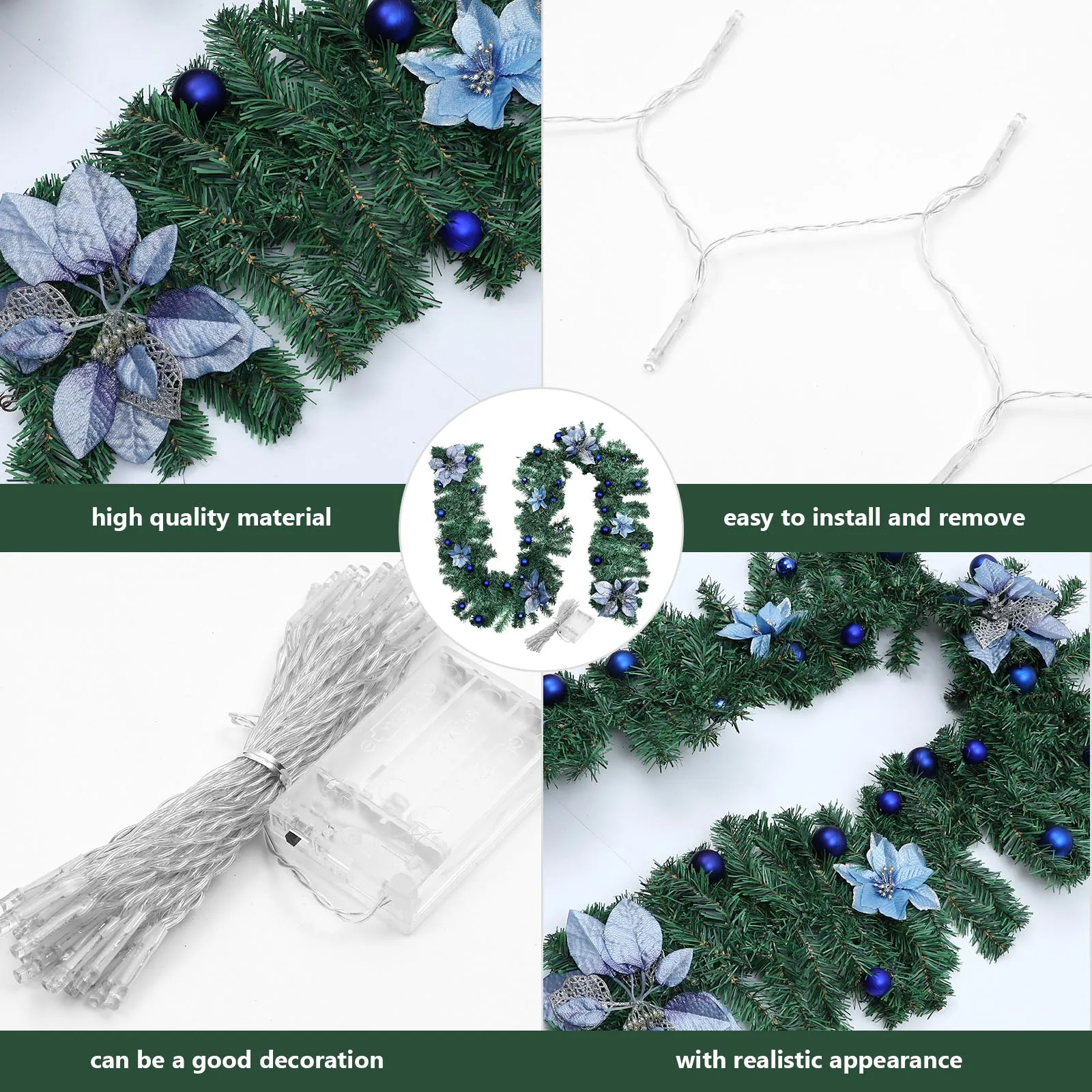 1pc Rattan Decor With Lights Xmas Luminous Party Layout Indoor Outdoor Energy Saving Long Lasting Classic Simulated Decorative
1pc Rattan Decor With Lights Xmas Luminous Party Layout Indoor Outdoor Energy Saving Long Lasting Classic Simulated Decorative
