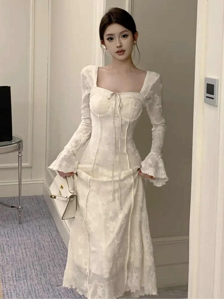 Women Fashion Elegant Casual Bodycon Midi Dress Spring Vintage Chic Slim Party Prom Long Robe Female Birthday Clothes Mujers
Women Fashion Elegant Casual Bodycon Midi Dress Spring Vintage Chic Slim Party Prom Long Robe Female Birthday Clothes Mujers