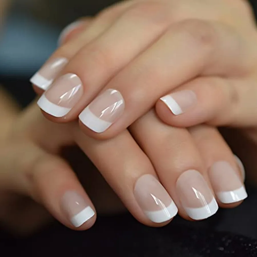 Natural Beige Nude White Press on Nails Short Squoval French Nail Tips False Nails Easy Wear Salon Manicure Reusable UV Gel Fak
Natural Beige Nude White Press on Nails Short Squoval French Nail Tips False Nails Easy Wear Salon Manicure Reusable UV Gel Fak