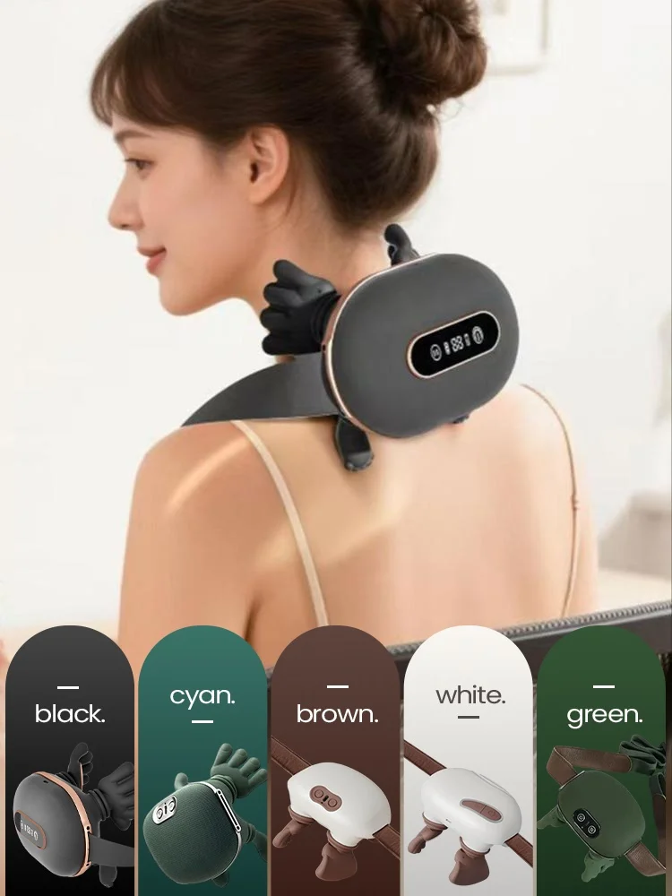 Бионический массажер для шеи с функцией тепла 3 регулируемых режима Портативный электрический массажер для плеч для успокаивающего домашнего опыт
Бионический массажер для шеи с функцией тепла 3 регулируемых режима Портативный электрический массажер для плеч для успокаивающего домашнего опыт