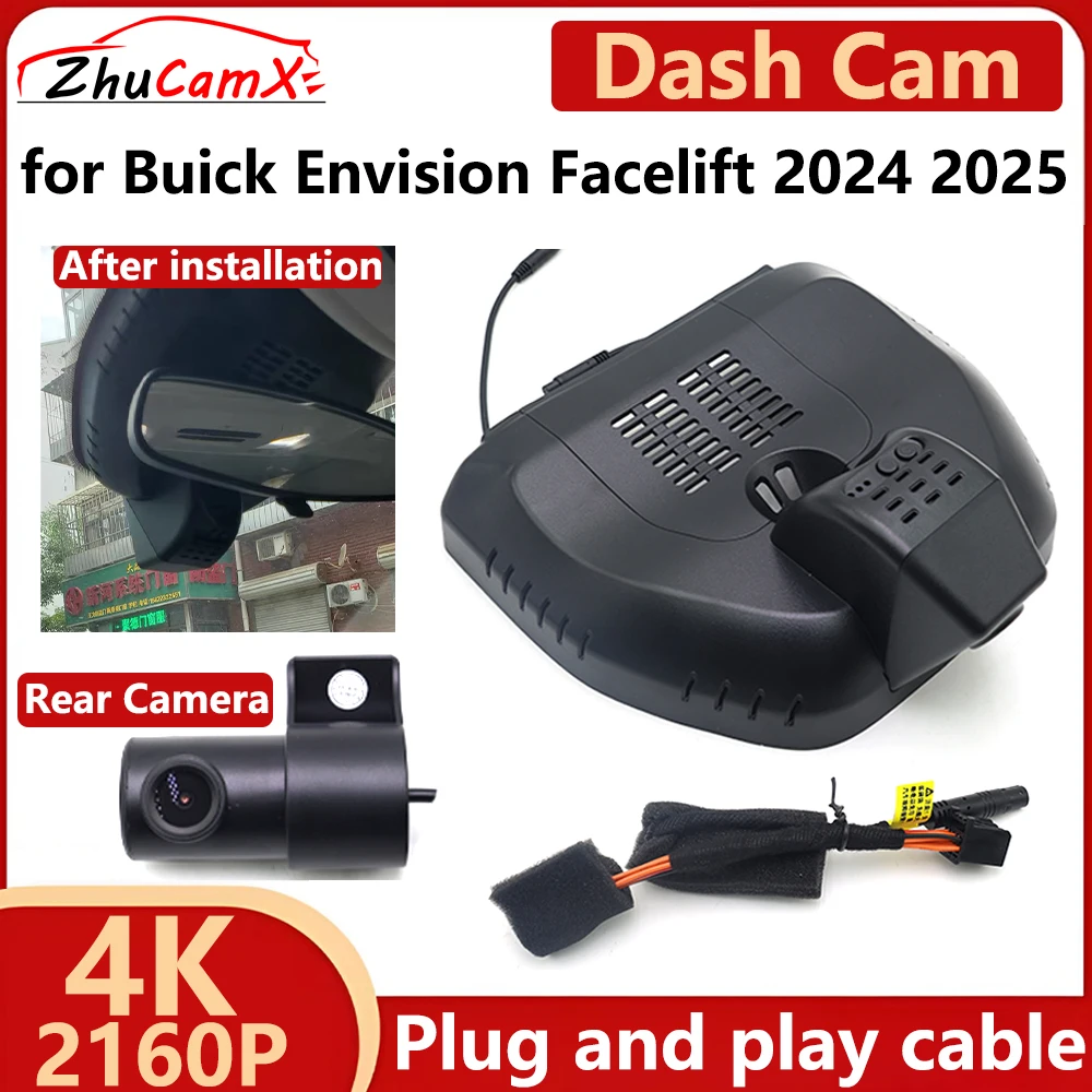 ZhuCamX for Buick Envision Facelift 2024 2025 4K UHD 2160P Car DVR Dash Cam Camera Night Vision Recorder Plug and Play
ZhuCamX for Buick Envision Facelift 2024 2025 4K UHD 2160P Car DVR Dash Cam Camera Night Vision Recorder Plug and Play