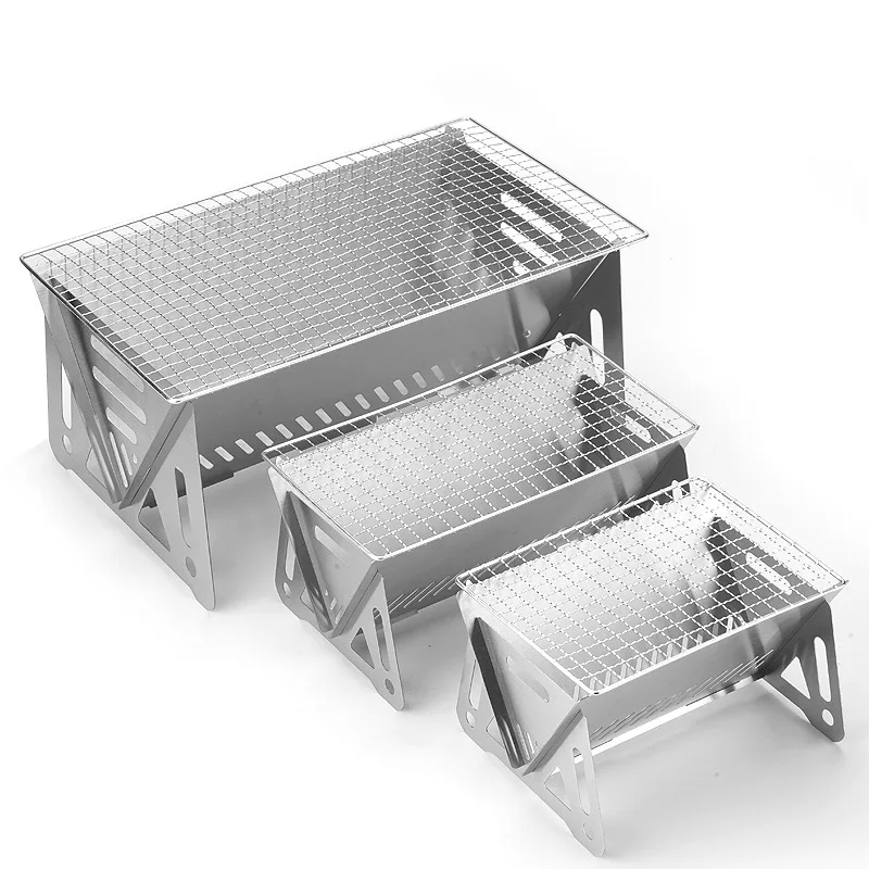 Outdoor Beach Fishing Folding Mini Charcoal Card Stove Camping Portable Wood-burning Stainless Steel Barbecue Grill
Outdoor Beach Fishing Folding Mini Charcoal Card Stove Camping Portable Wood-burning Stainless Steel Barbecue Grill
