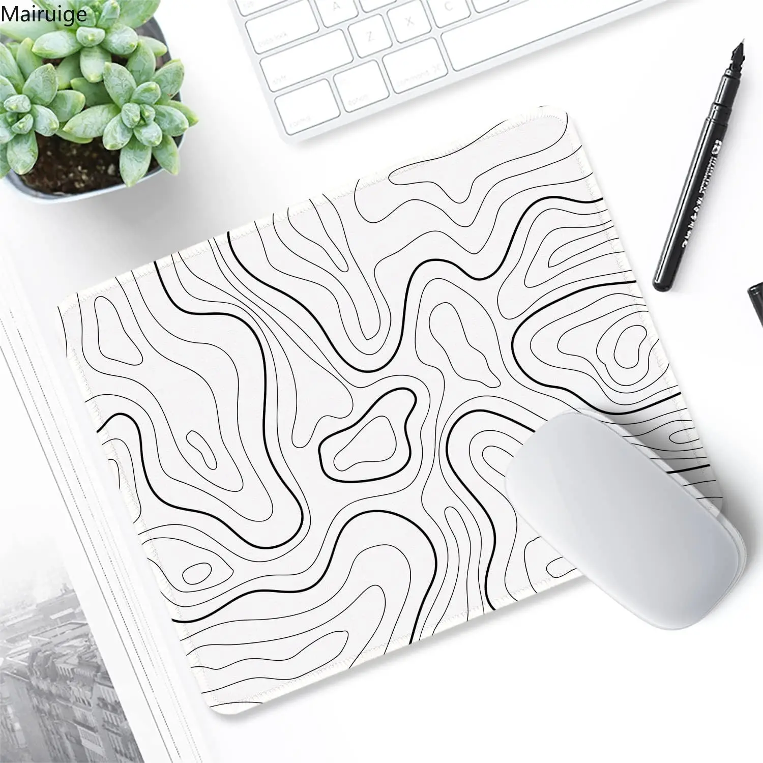 White terrain texture 40x45cm square mouse pad with lock edge, high-quality, smooth, anti slip, waterproof, washable desktop
White terrain texture 40x45cm square mouse pad with lock edge, high-quality, smooth, anti slip, waterproof, washable desktop