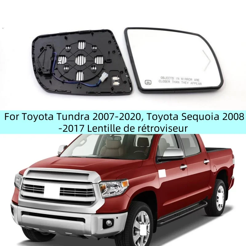 For Toyota Tundra 2007-2020, Toyota Sequoia 2008-2017 Lentille de rétroviseur latéral de voiture avec accessoires chauffants
For Toyota Tundra 2007-2020, Toyota Sequoia 2008-2017 Lentille de rétroviseur latéral de voiture avec accessoires chauffants