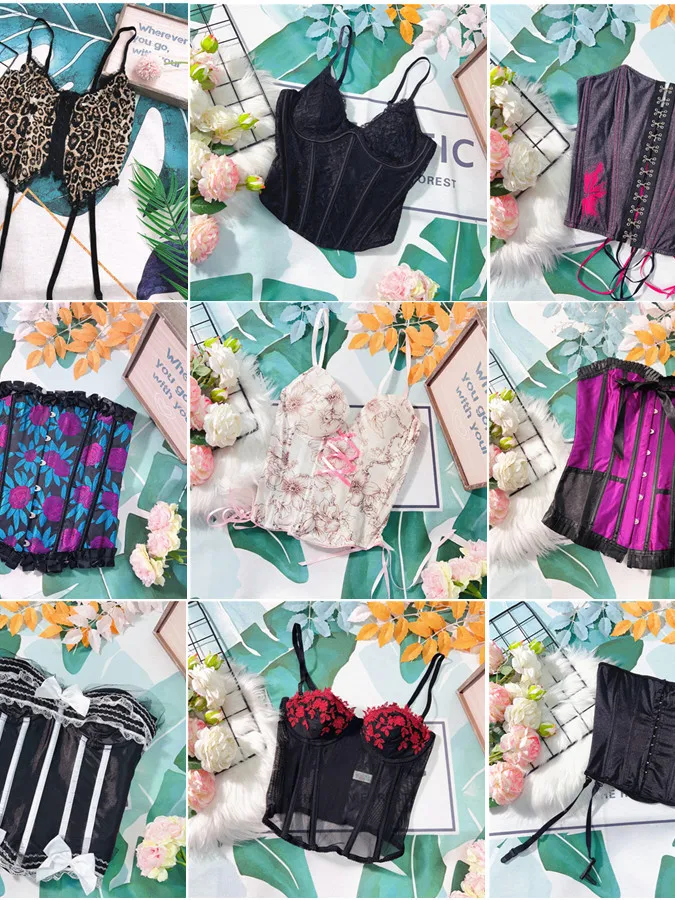 Sexy Mixed Pattern Underwear Top New Arrival Women's Camisole Body Shaper Inner Wear Tagkita Brand Four Seasons Suitable
Sexy Mixed Pattern Underwear Top New Arrival Women's Camisole Body Shaper Inner Wear Tagkita Brand Four Seasons Suitable