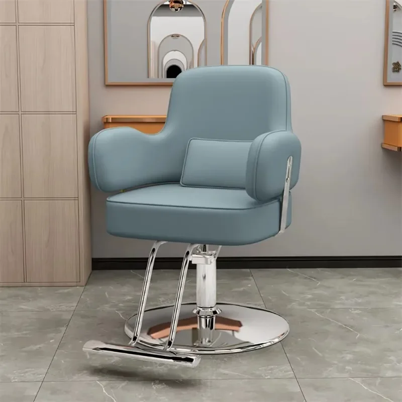 Modern Aesthetic Barber Chair Nordic Simple Fashion Personalized Hairdresser Chair Luxury Salon Kapperstoel Hair Furniture
Modern Aesthetic Barber Chair Nordic Simple Fashion Personalized Hairdresser Chair Luxury Salon Kapperstoel Hair Furniture