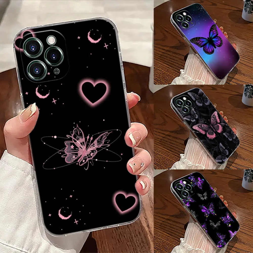 Butterfly Love Beautiful Transparent Case For Apple iPhone 17 16 15 14 13 12 11 Pro Max 16Plus 16E 17Air 17Pro Phone Cover Funda
Butterfly Love Beautiful Transparent Case For Apple iPhone 17 16 15 14 13 12 11 Pro Max 16Plus 16E 17Air 17Pro Phone Cover Funda
