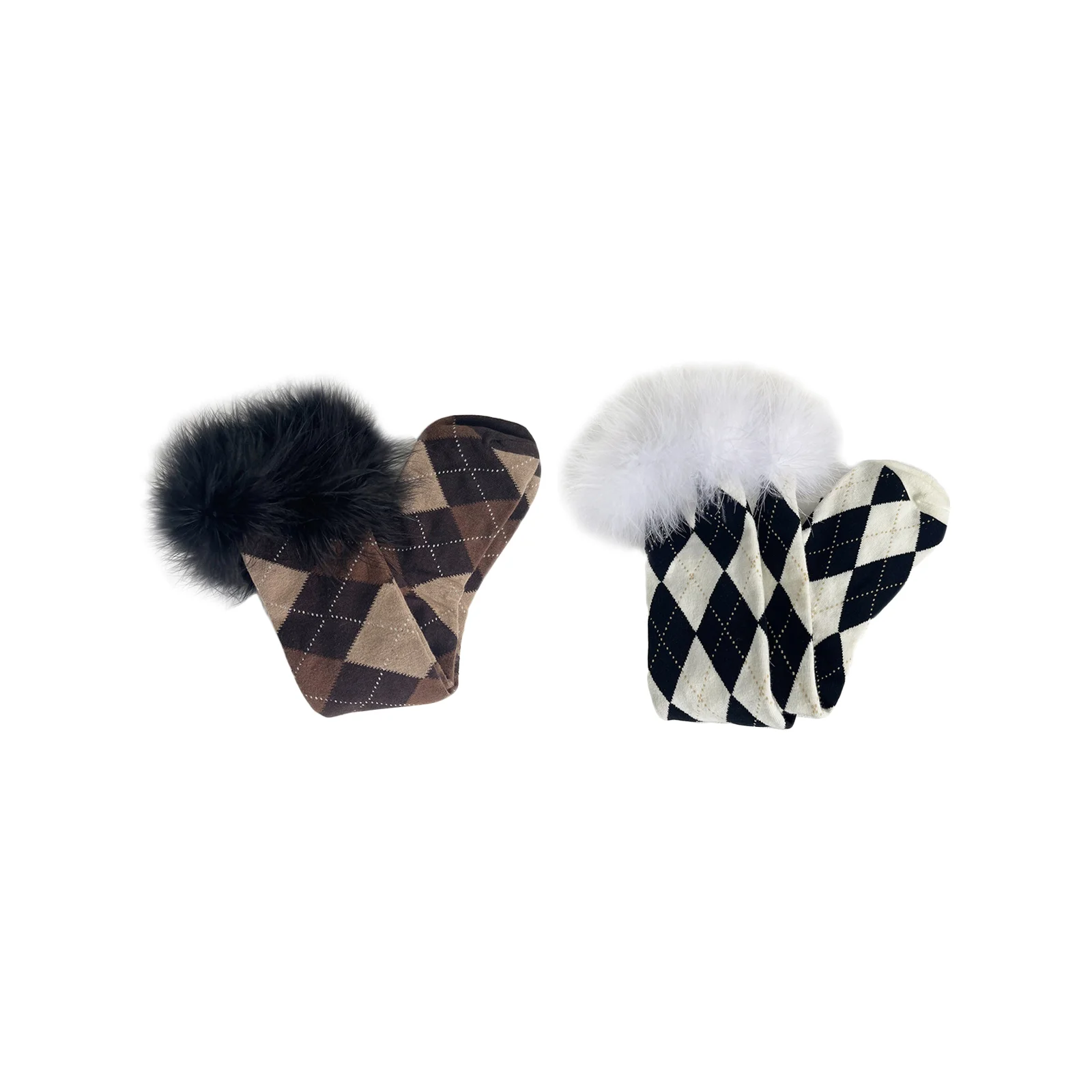 Японские рождественские теплые носки до середины икры с перьевой отделкой и ромбовидным узором (1 пара каждого цвета: коричневый + белый)
Японские рождественские теплые носки до середины икры с перьевой отделкой и ромбовидным узором (1 пара каждого цвета: коричневый + белый)