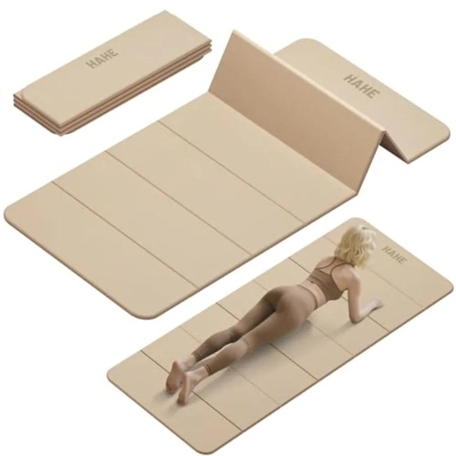 Foldable Yoga Mat 74Lx32Wx1/3Thick Non-slip Wide Pilates Mat for Home Workout/Travel Portable Thick Mat for Yoga/Pilates/Campin
Foldable Yoga Mat 74Lx32Wx1/3Thick Non-slip Wide Pilates Mat for Home Workout/Travel Portable Thick Mat for Yoga/Pilates/Campin