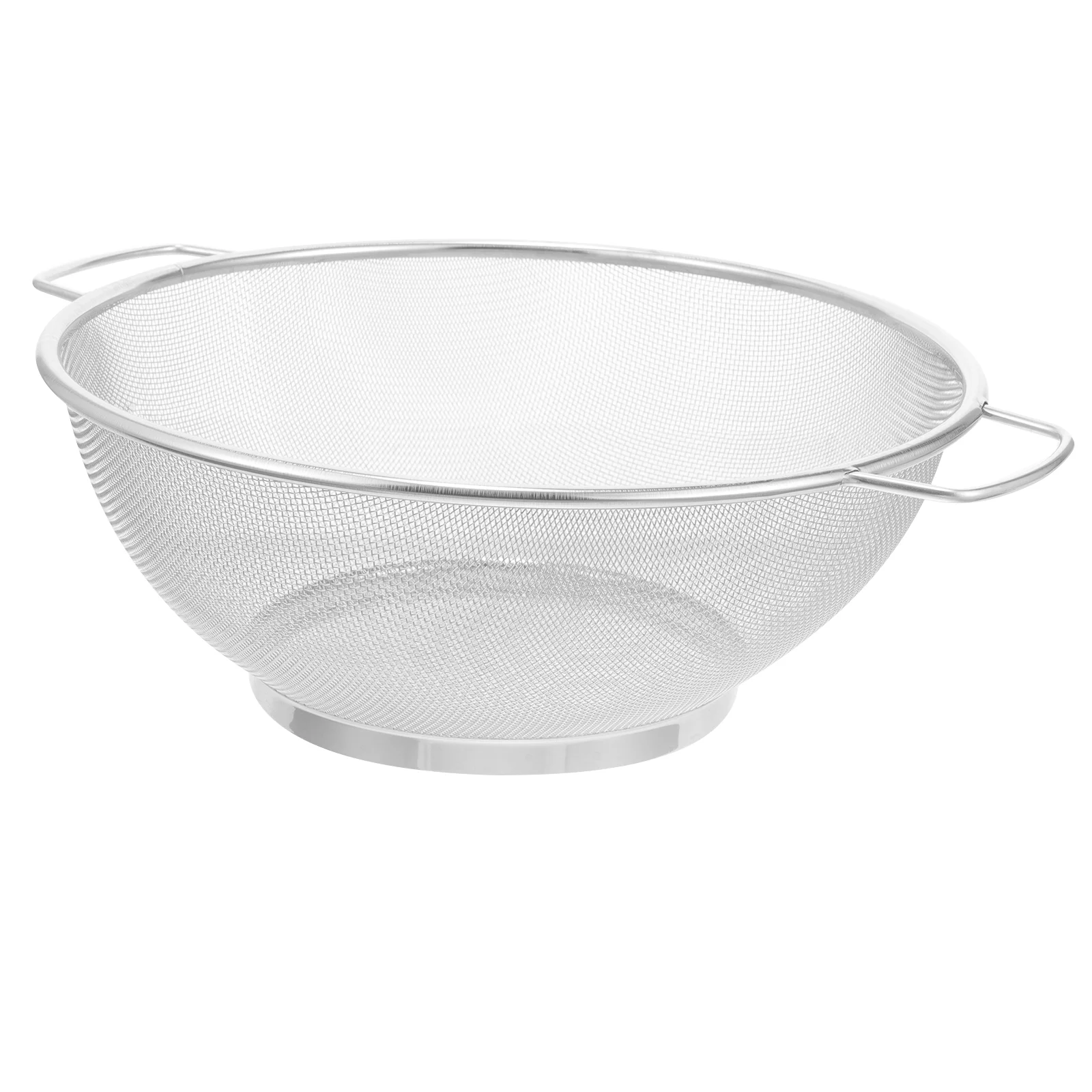 Colander Draining Basket Stainless Steel Dense Mesh Oil Leakage Screen Fried Filter Residue Double-ear (21cm) Sieve Bowl
Colander Draining Basket Stainless Steel Dense Mesh Oil Leakage Screen Fried Filter Residue Double-ear (21cm) Sieve Bowl
