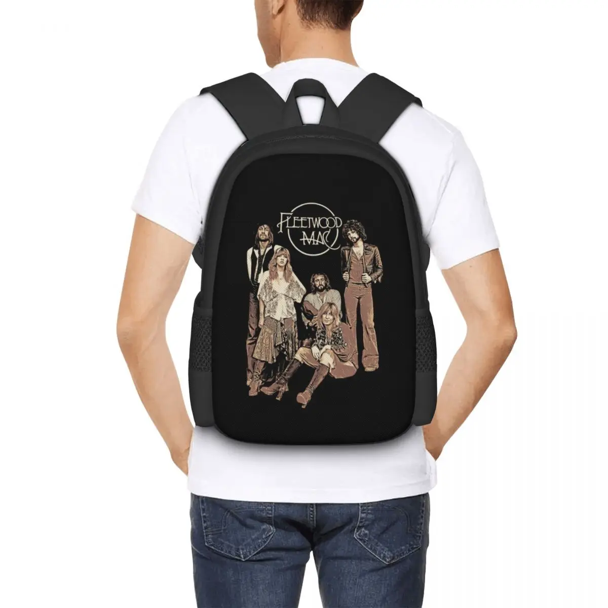 Vintage Fleetwood Mac Student Backpack School Bag Hiking Travel Daypack for Men Women Fashion Bookbag Shoulder Bags
Vintage Fleetwood Mac Student Backpack School Bag Hiking Travel Daypack for Men Women Fashion Bookbag Shoulder Bags