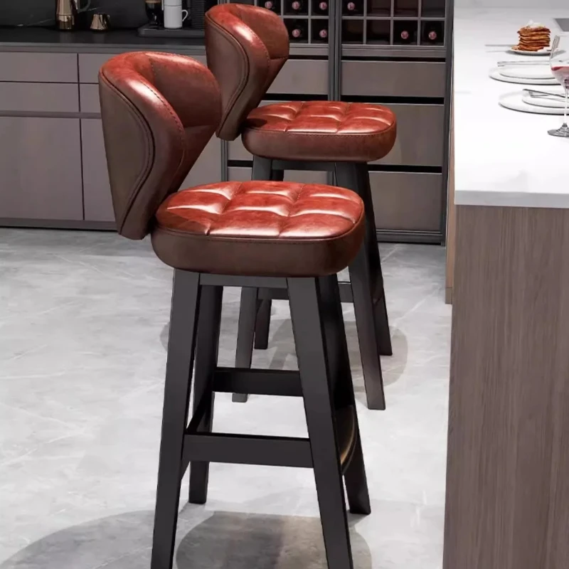  Современный барный стул — высокая подставка для ног из цельного дерева для дома/офиса, регулируемый стул для пабной стойки, роскошный барный стул с мягким сиденьем
Современный барный стул — высокая подставка для ног из цельного дерева для дома/офиса, регулируемый стул для пабной стойки, роскошный барный стул с мягким сиденьем