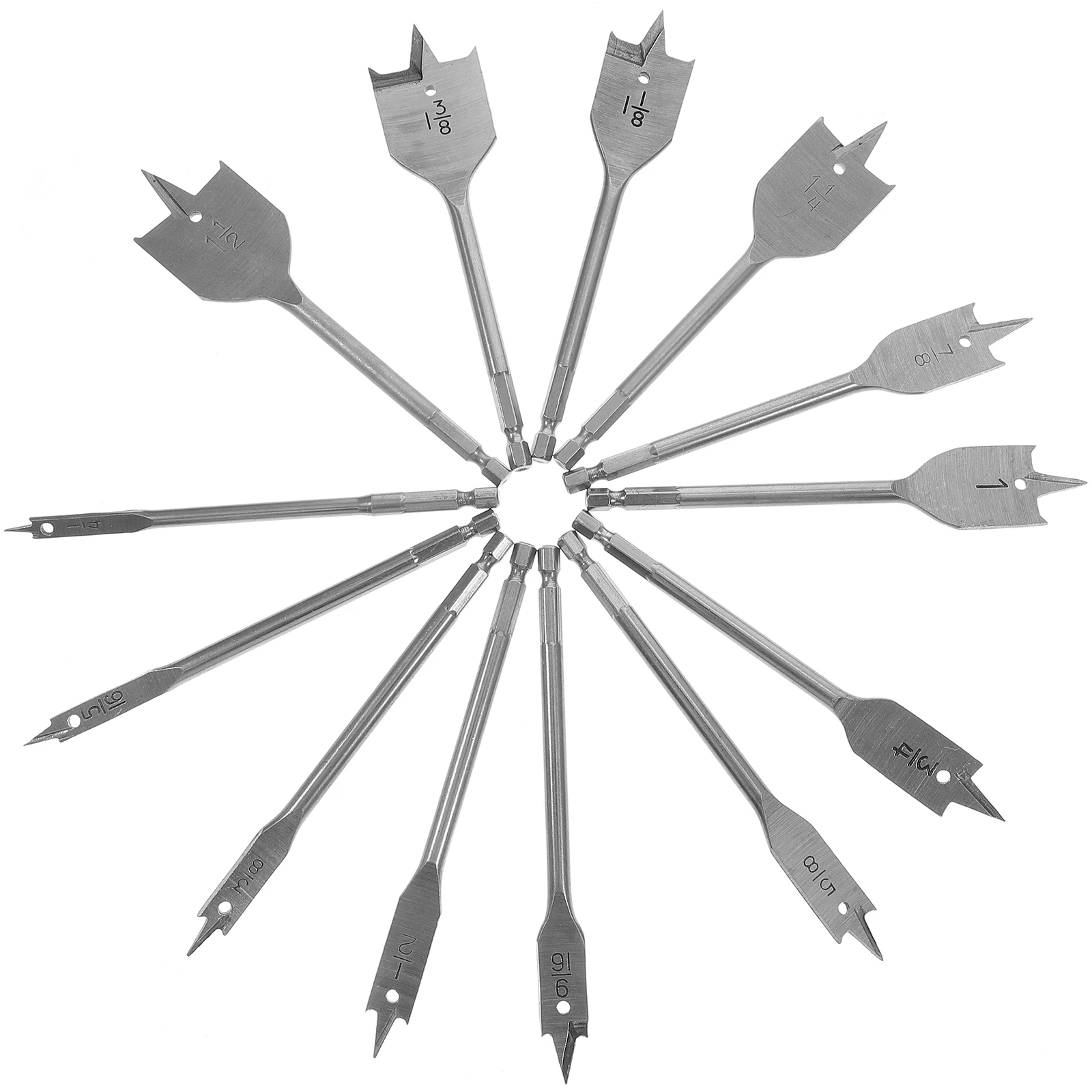 13Pcs Woodworking Spade Bit Set Steel Paddle Drill Bits for Wood Drilling Hole Cutter DIY Carpentry Drill Bit Kit
13Pcs Woodworking Spade Bit Set Steel Paddle Drill Bits for Wood Drilling Hole Cutter DIY Carpentry Drill Bit Kit