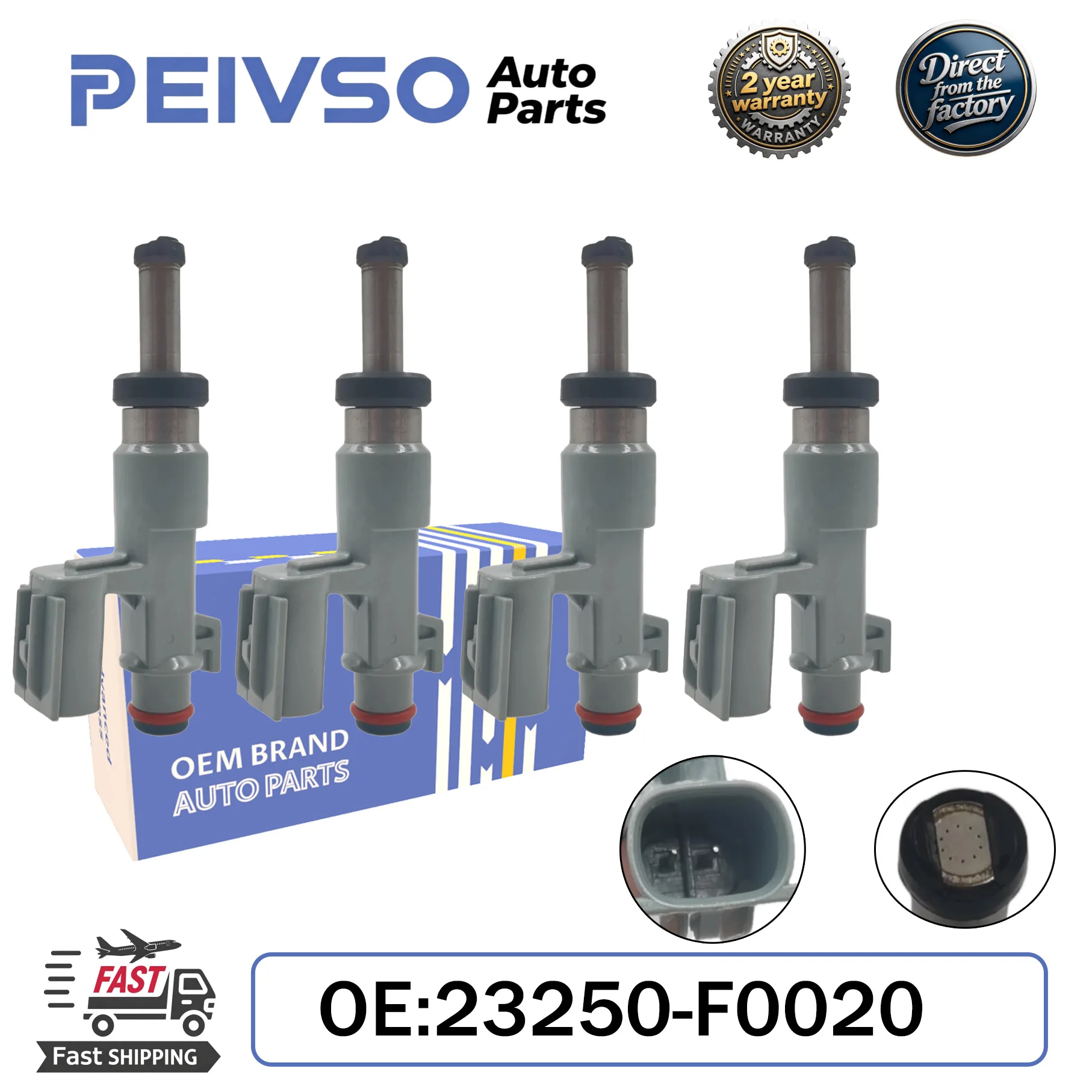 PEIVSO 4Pcs High-Quality Fuel Injectors 23250-F0020 for 2018 2019 2020 2021 2022 2023 Lexus NX250 350 450 Toyota RAV4 2.5L I4
PEIVSO 4Pcs High-Quality Fuel Injectors 23250-F0020 for 2018 2019 2020 2021 2022 2023 Lexus NX250 350 450 Toyota RAV4 2.5L I4