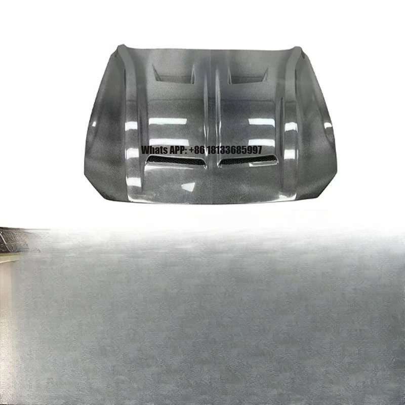 Super Snake Carbon Fiber Fibre Front Bonnet Engine Hood Two Vents for Ford Mustang 2018-2022
Super Snake Carbon Fiber Fibre Front Bonnet Engine Hood Two Vents for Ford Mustang 2018-2022