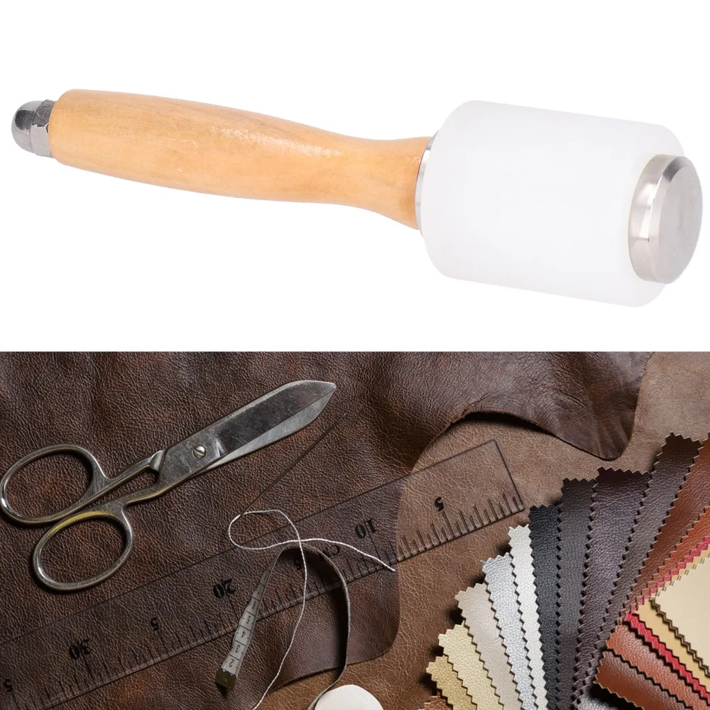 Multiple Materials Leather Carving Hammer Different Colors Length 21cm Wood Handle Leather Tool Nylon Craft Mallet
Multiple Materials Leather Carving Hammer Different Colors Length 21cm Wood Handle Leather Tool Nylon Craft Mallet