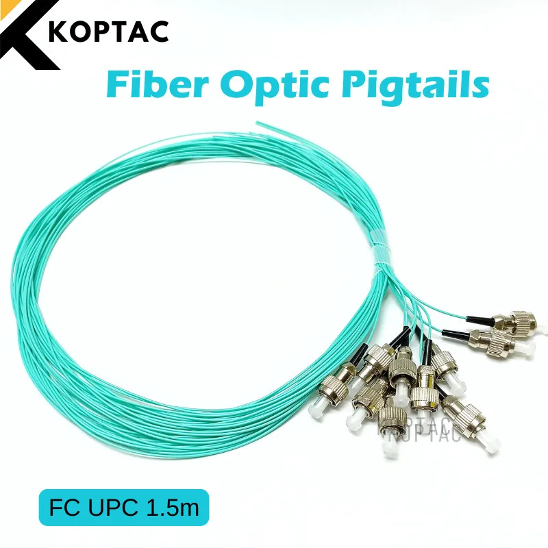 50PCS OM3 Fiber Optic Pigtail FC/UPC SX 0.9MM 1.5 Meter Length MM Fiber Optical Pigtails FC UPC PVC FTTH
50PCS OM3 Fiber Optic Pigtail FC/UPC SX 0.9MM 1.5 Meter Length MM Fiber Optical Pigtails FC UPC PVC FTTH