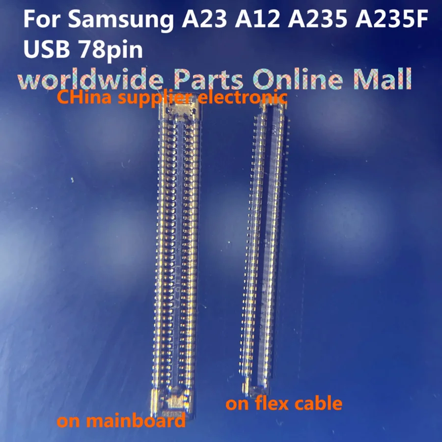 10 шт.-100 шт. ЖК-дисплей экран гибкий FPC Разъем для Samsung Galaxy A23 A12 A235 A235F USB зарядное устройство контактный разъем 78pin
10 шт.-100 шт. ЖК-дисплей экран гибкий FPC Разъем для Samsung Galaxy A23 A12 A235 A235F USB зарядное устройство контактный разъем 78pin