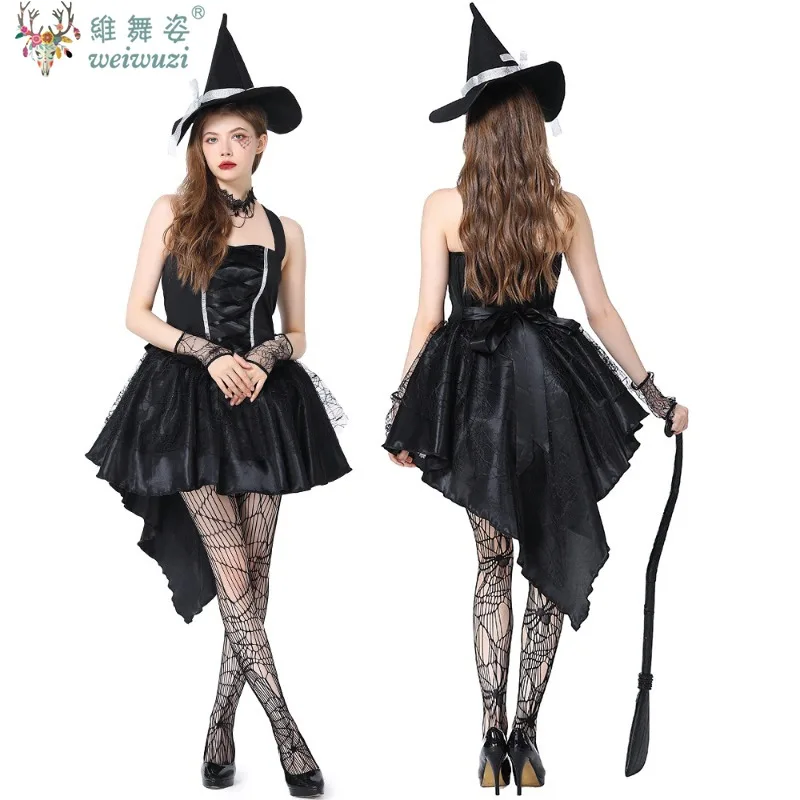 Halloween Carnival Adult Women Wicked Witch Elegant Cosplay uniform Fancy Stage Show Drama Multiple color Dress Sexy Short Skirt
Halloween Carnival Adult Women Wicked Witch Elegant Cosplay uniform Fancy Stage Show Drama Multiple color Dress Sexy Short Skirt