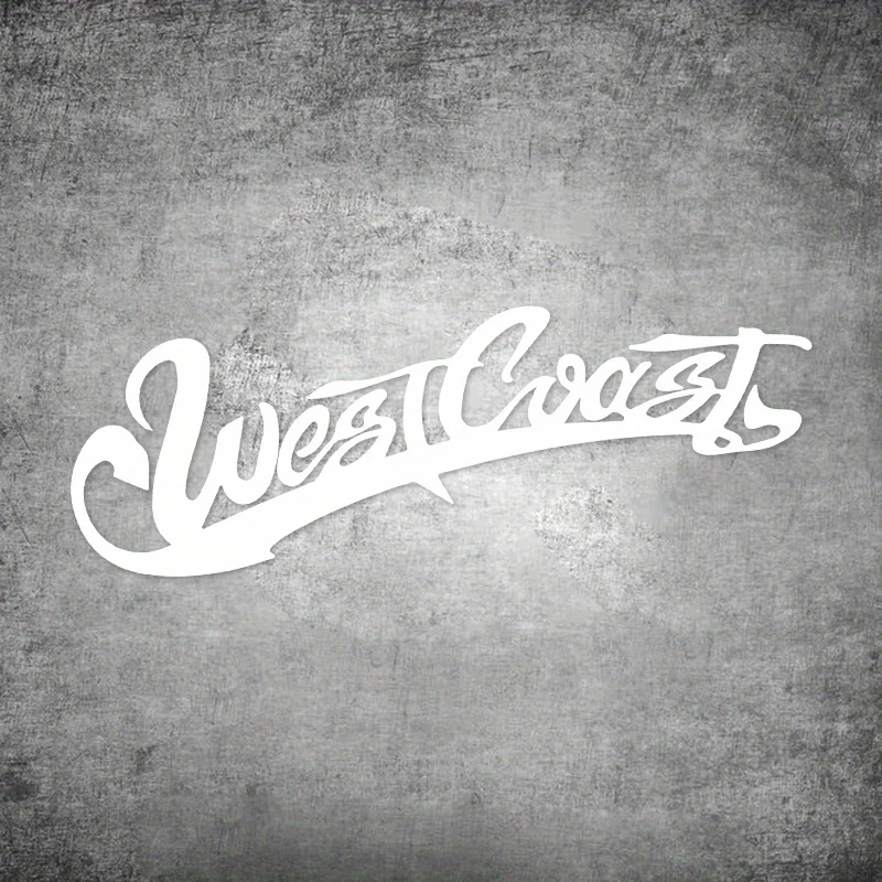 1 шт., белая наклейка на западное побережье, самоклеящаяся водостойкая съемная наклейка для автомобиля, ноутбука, телефона, модный декор
1 шт., белая наклейка на западное побережье, самоклеящаяся водостойкая съемная наклейка для автомобиля, ноутбука, телефона, модный декор