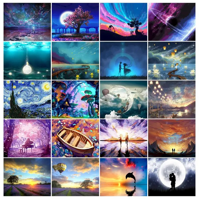 GATYZTORY Painting By Numbers For Adults Kits Sky Scenery Acrylic Paint Canvas For Drawing Wall Art Numbers Painting For Home De
GATYZTORY Painting By Numbers For Adults Kits Sky Scenery Acrylic Paint Canvas For Drawing Wall Art Numbers Painting For Home De