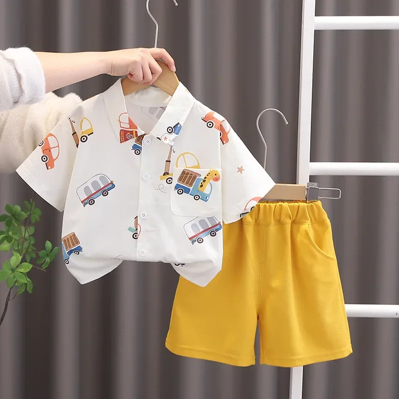 New Summer Baby Clothes Suit Children Boys Short Sleeved Shirt Shorts 2Pcs/Sets Infant Clothing Toddler Costume Kids Tracksuits
New Summer Baby Clothes Suit Children Boys Short Sleeved Shirt Shorts 2Pcs/Sets Infant Clothing Toddler Costume Kids Tracksuits