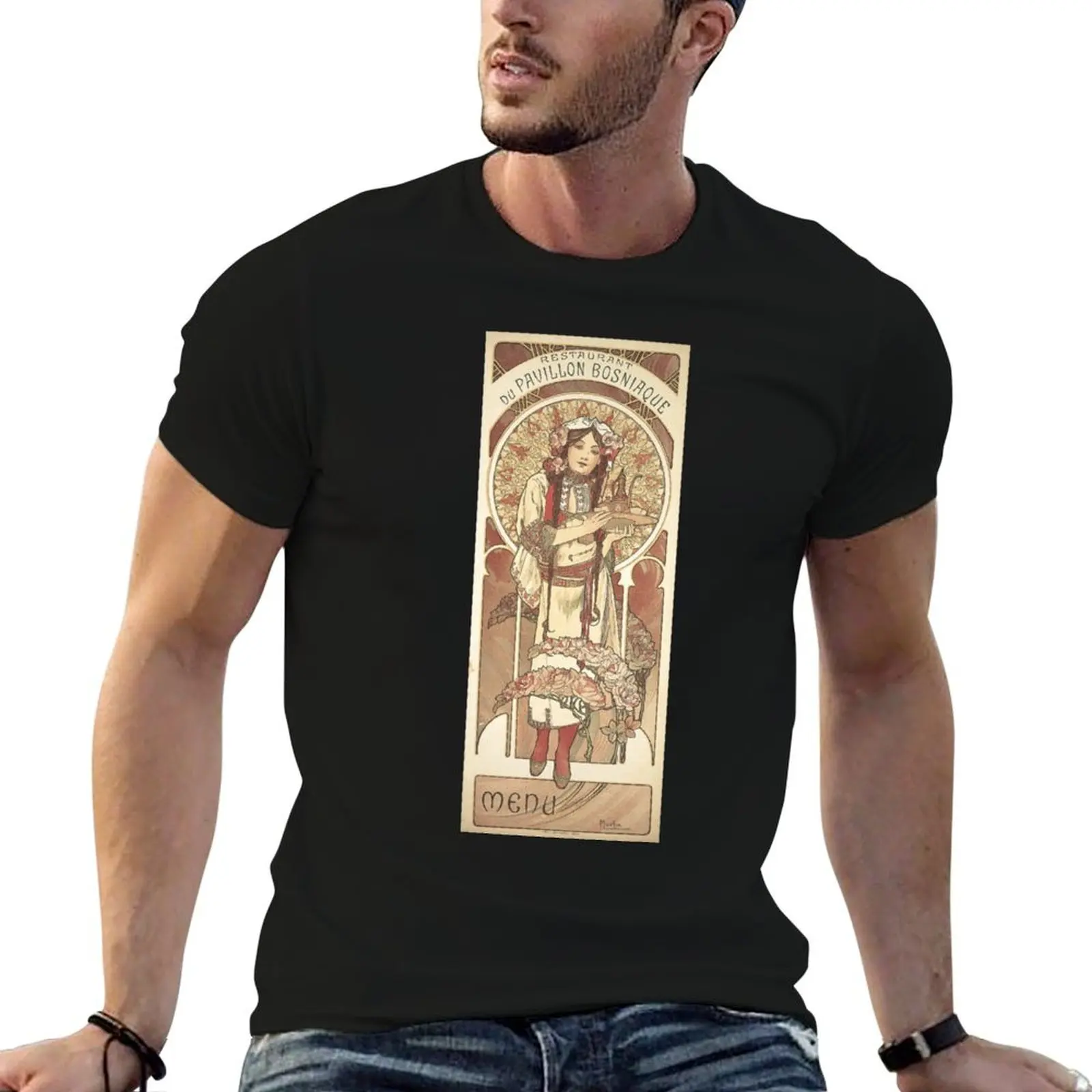 Bosnie-Herzegovine (menu), by Alphonse Mucha. HIGH DEFINITION T-Shirt t shirt man luxury t shirt man designer T-Shirt
Bosnie-Herzegovine (menu), by Alphonse Mucha. HIGH DEFINITION T-Shirt t shirt man luxury t shirt man designer T-Shirt