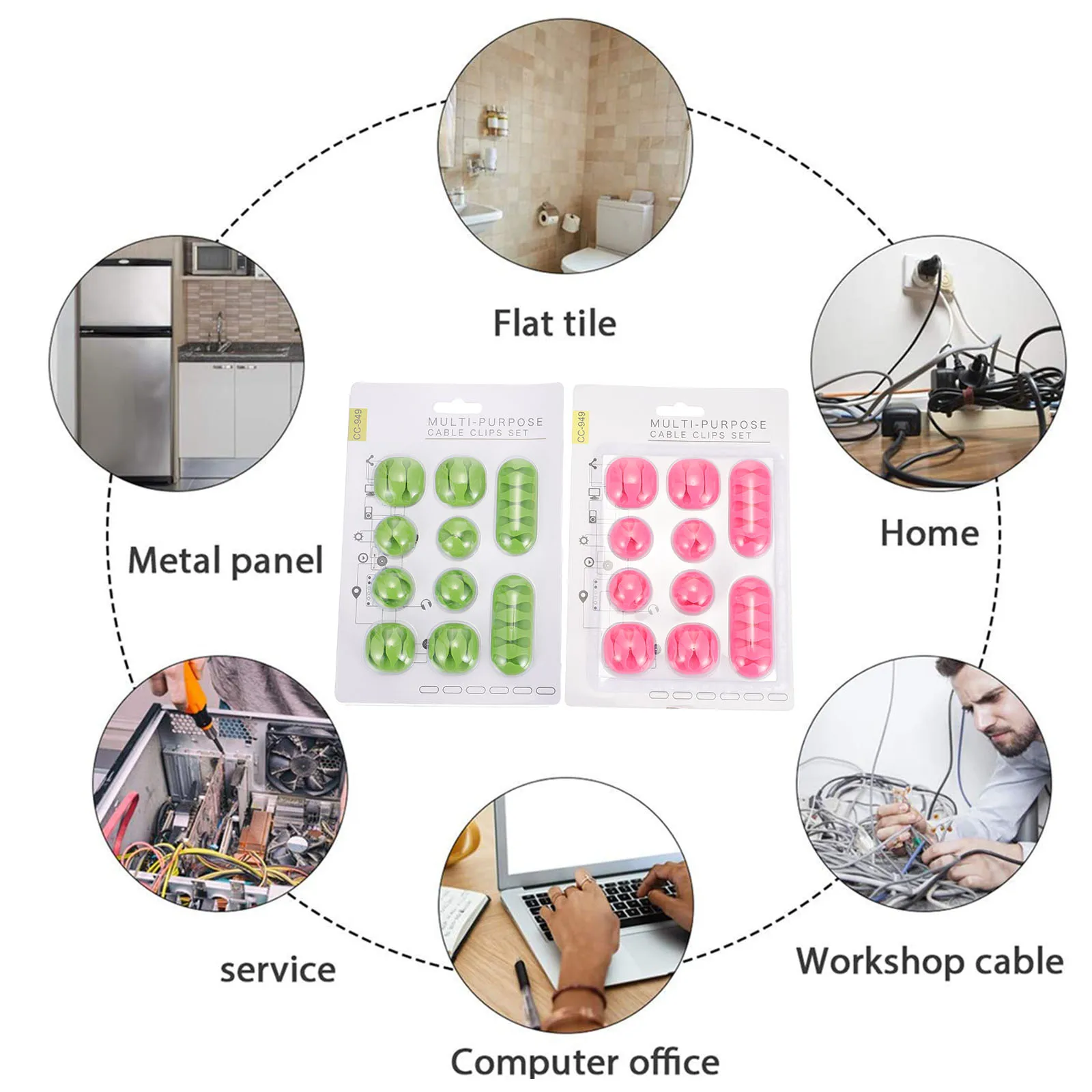 20pcs Self Adhesive Organizer Wire Holder Tie Clips For Cord Management Strong Adhesiveness Easy Installation On Smooth
20pcs Self Adhesive Organizer Wire Holder Tie Clips For Cord Management Strong Adhesiveness Easy Installation On Smooth